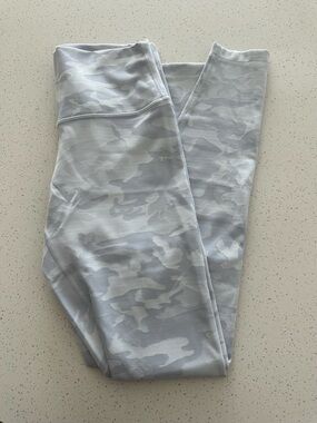 Lululemon Light Gray Camo Leggings